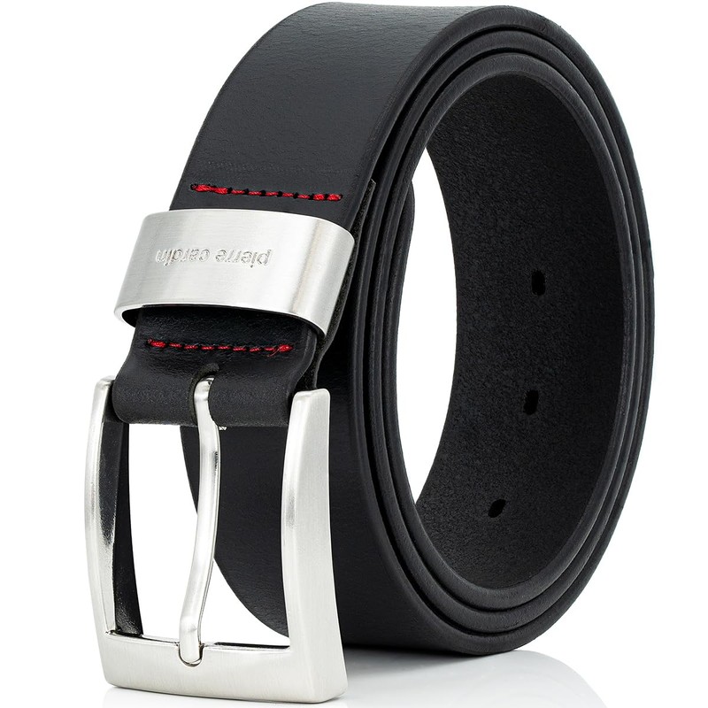 Pierre Cardin men’s genuine buffalo leather belt, XXL, customisable -