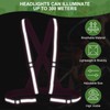 PATIKIL Reflective Safety Vest, 1 Pack Hi-Vis Safety Vests, Adjustable