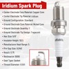 CarBole UF242 Ignition Coils and Iridium Spark Plug Set Fit