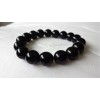 RAYON Black Onyx Bead Bracelet for Men Women Stretch 12mm