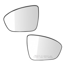 HbasdLH Exterior Door Mirror Glass Heated Pair 2pcs for Nissan for Altima Advance/Exclusive/Platinum/S/SL/SR/SV 19-21