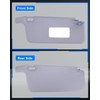 Pair Gray Interior Sunvisor Fit for Honda Civic 1996-2001 Left