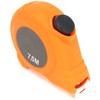 com-four® 2 x Tape Measure with Belt Clip for Household
