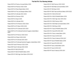 Tusk Front Camera Kit for Ride Command for Polaris RZR XP 1000 Dynamix Edition 2019