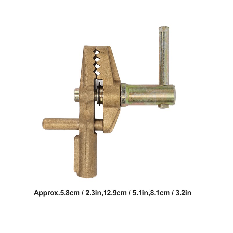 800A Grounding Brass Welding Clamp with Rubber Sleeve Great Electrical
