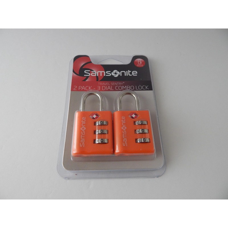 Samsonite New Samsonite Travel Sentry 2 Pack 3 Dial Combination