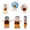 6Pcs Hand Puppet Set 11.8 Inch Soft Plush Family Members