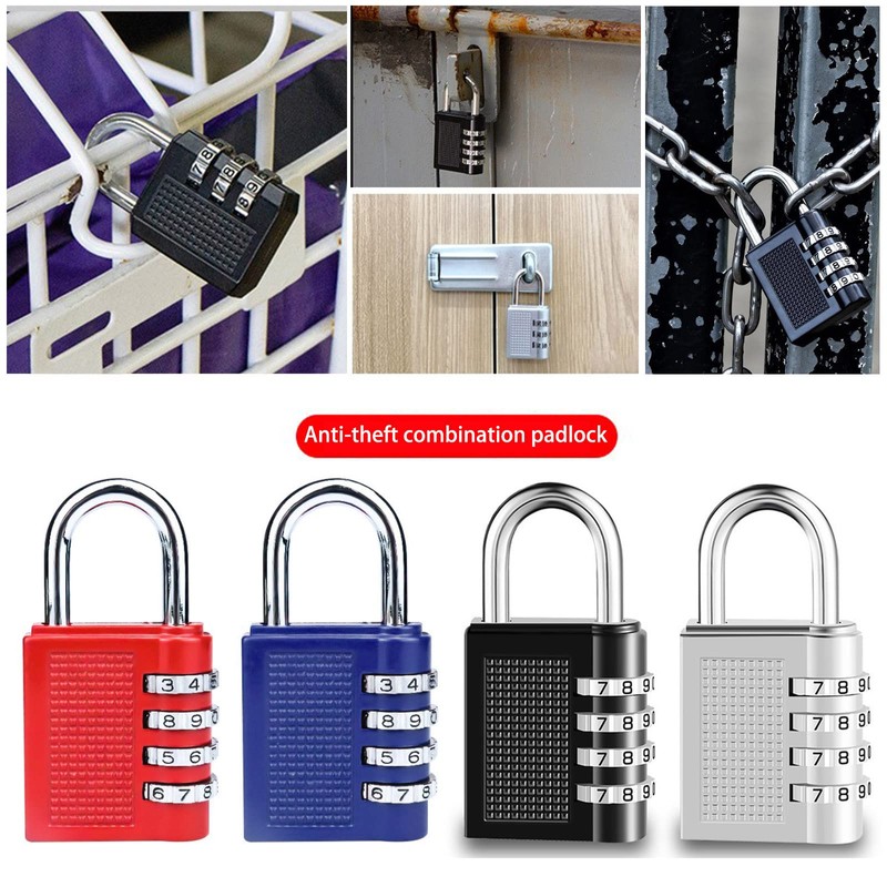 Combination Padlock Suitcase Lock Luggage Lock Combination Padlock 4 Digit