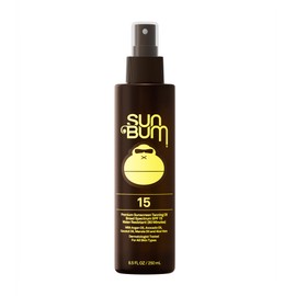 Sun Bum SPF 15 Moisturizing Tanning Oil - Vegan and Hawaii 104 Act Compliant (Octinoxate & Oxybenzone Free) - Broad Spectrum Moisturizing - UVA/UVB Protection - 8.5 oz