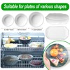 Elastic Covers, Pack of 200 Plastic Reusable Cling Film, Sealing