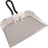 Edward Tools Extra Large Industrial Aluminum DustPan 17” - Lightweight - half the weight of steel dust pans with equal strength - For large cleanups - Rubber Loop handle for comfort/hanging (1)