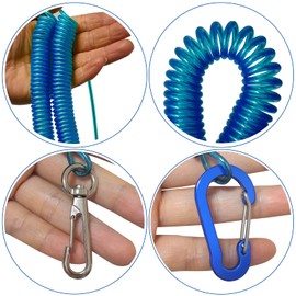 OXDFNZU Heavy Duty Fishing Lanyard Blue