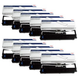 Wholesale CASE of 10 - Oki Data 44173403 Printer Ribbon-Ribbon, Nylon, ML620/690 Up To 8M, Black by OKI