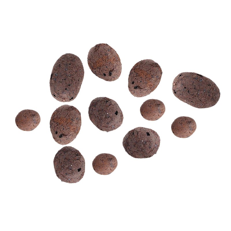 Sren Convenient Clay Pebbles Growing Media, Reusable Anion Clay Rocks,