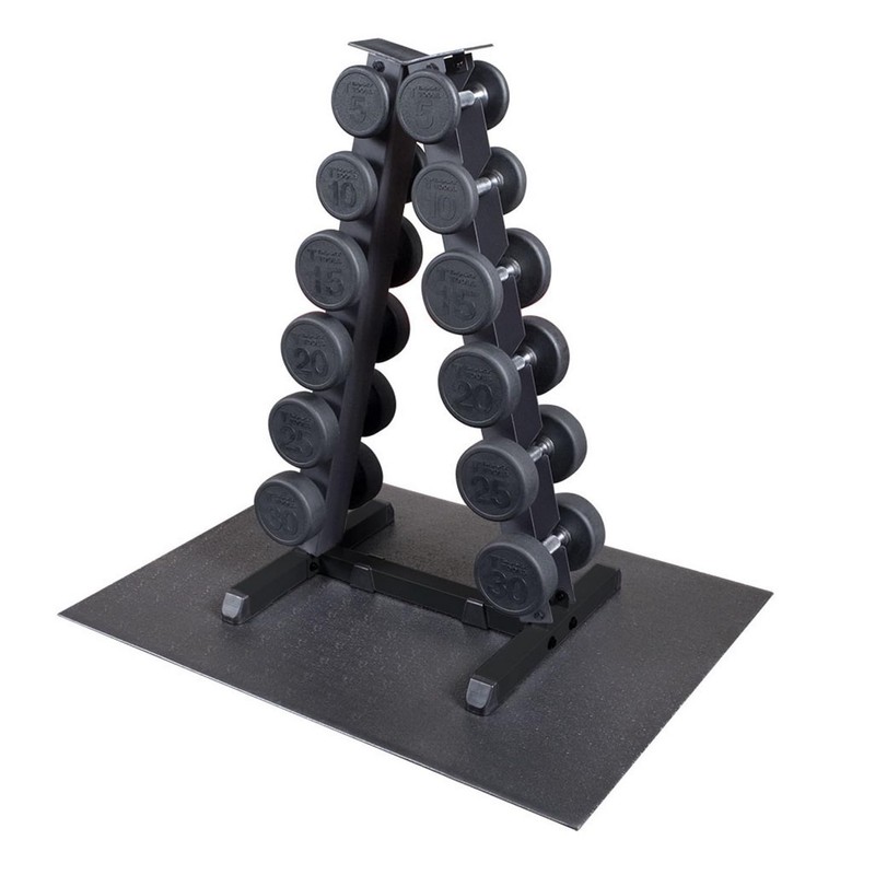 Body-Solid (GDR44B) Vertical Dumbbell Rack - Compact 6 Pair Hex