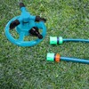 M METERXITY Lawn Sprinkler, 360 Degree Automatic Rotating Garden Water
