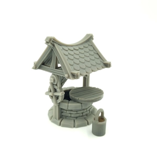 QP3D - Well Building Scatter Resin Terrain - Fantasy Battle