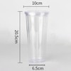 Tumblers with Lids and Straws Wall Clear Plastic Tumblers Bulk