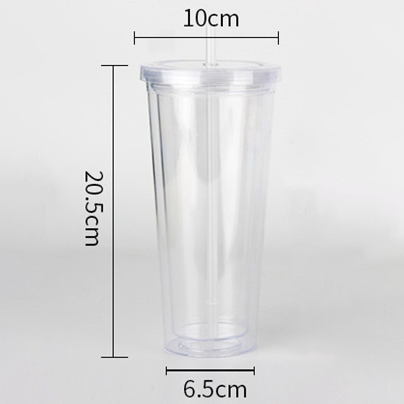 Tumblers with Lids and Straws Wall Clear Plastic Tumblers Bulk