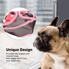 Short Snout Dog Muzzle Adjustable Breathable Prevent Biting Chewing Dog
