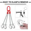 AMYSPORTS Heavy Duty Slip Hook Lifting Winch Steel Slip Hook