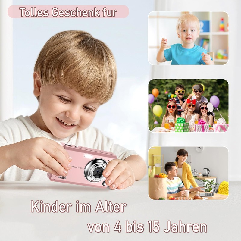Digital Camera, 4K HD 1080P 48MP Photo Camera Compact Camera,