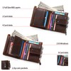 SENDEFN Mens Wallet RFID Blocking Genuine Leather Bifold Compact Wallets