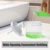 Cosywell Pump Bottle Dispenser Plastic Refillable Bottles Wide Mouth Jar