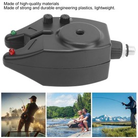 Keenso Alarma de mordida de Pesca de Carpa 1264 alarmas de picadura de Pesca caña de Pescar con Sonido Alarma electrónica Alerta de Volumen Ajustable