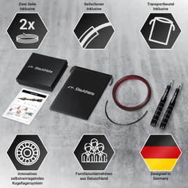 EliteAthlete Adult Skipping Rope - Speed Rope with Replacement Rope - Professional Ball Bearing - Skipping Rope - Jump Rope - Fitness Crossfit Boxing - Skipping Rope Adult Includes Rope Protector +