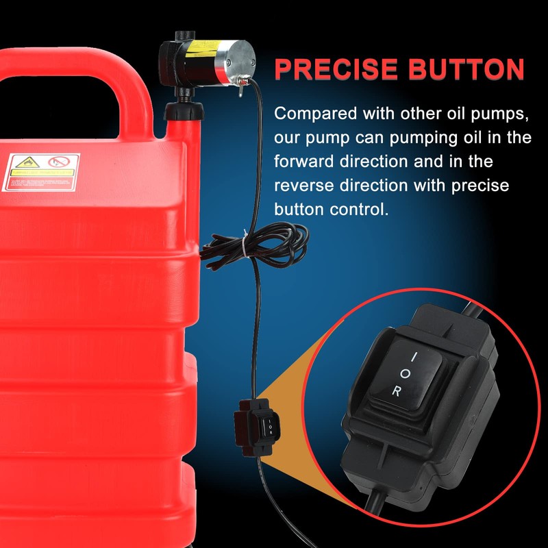 110V Automatic Gasoline Fuel Transfer Pump with Forward and Reverse
