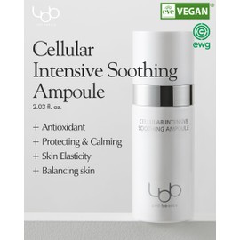 LBB Cellular Intensive Soothing Ampoule - Vegan Moisture Glow Calming Face Spray Serum - Skin Balancing, Radiance, Moisturizing - Tangerine Cellular Red Ginseng, Prebiotics 2.03 fl.oz.