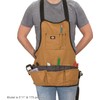 Dickies 16-Pocket Workshop Bib Apron, Durable Canvas Construction, Reinforced Edges,
