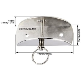 Stainless Steel Anchor Lock Stopper Chain Stop Quick Release Locks Chain or Shackles for All Kinds of Yachts