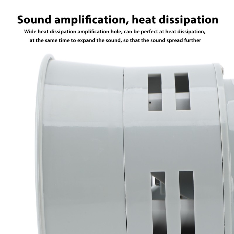 Electric Motor Siren 116dB Fire Alarm Buzzer Sound Alarm Horn