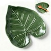 Leaf Spoon Rest, Leaf-shaped Ceramic Spoon Rest for Stove Top,