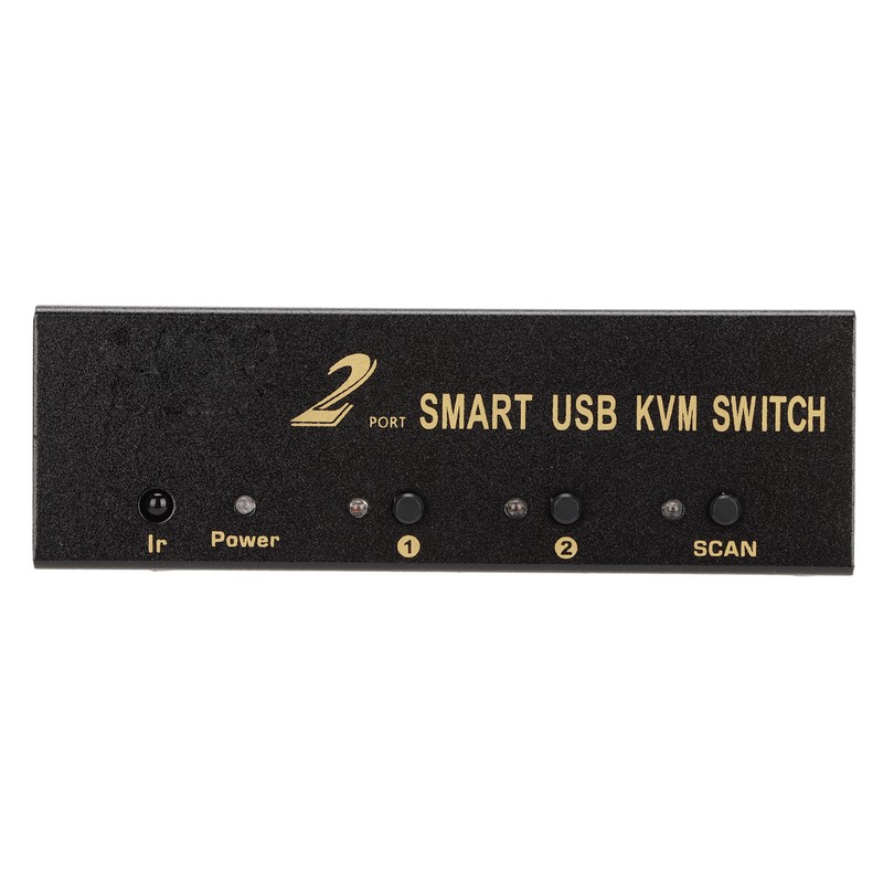 2 In 1 Out VGA KVM Switch 4 USB Port
