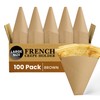 Friteshop Eco Kraft French Crepe Holder - Large Size –