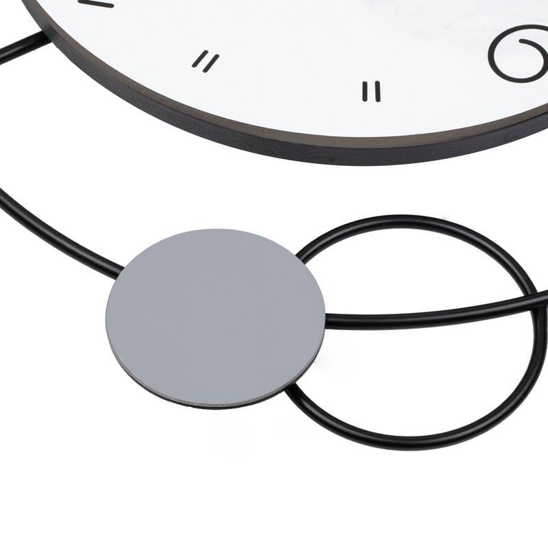 JTWALCLOCK Decorative Modern Wall Clock for Living Room Decor Non