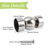 UFURMATE Handrail Pipe Connector, 2 Pieces 50mm Inner Diameter 201