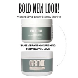 oVertone Acondicionador Depósito de Color para El Cabello - 8Oz Color de Cabello Semi Permanente Con Manteca de Karité y Aceite de Coco - Tinte Temporal para El Cabello - Vegano, Libre de Crueldad - P