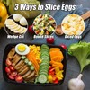 3 in 1 Egg Slicer for Hard Boiled Eggs with