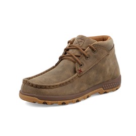 Twisted X Women's Chukka Driving Moc, Moc Toe with CellStretch, Bomber, 7.5 M