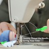 10Pcs Automatic Needle Threader Fish Mouth Sewing Machine Needle Threader