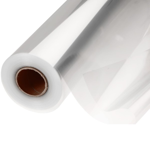 GcFoir Clear Cellophane Wrap Roll 34.5” Wide x 220 Ft