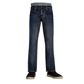 Flypaper Mens Jeans Regular Fit Straight Leg Med Silver Haze Western Denim Pants 100% Cotton Size 34W x 30L