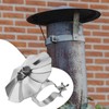 Roof Rain Cap, Chimney Flue Cowl Pipes Vent Cap Rain