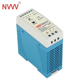 NVVV MDR-60-24 Fuente de alimentación de riel DIN de CA a CC, 24 V, 2,5 amperios, 60 W