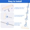 12 Pcs 18 Inch Paint Roller Kit,12-18" Adjustable Roller Frame,Large