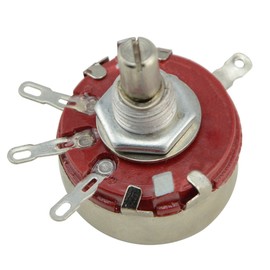 YXQ WTH118 470K ohm 2W Rotary Potentiometer 4Pin 6mm Round Shaft Carbon Wire Wound Linear Variable 5pcs